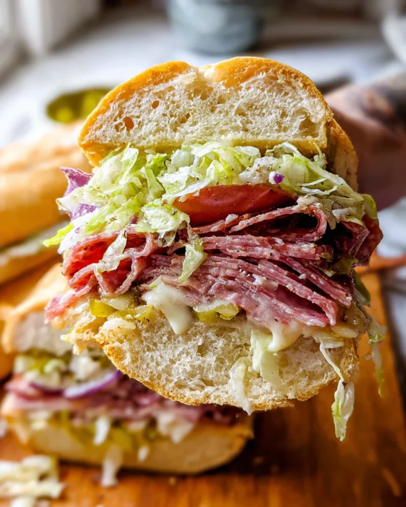 Italian Grinder Salad Sandwich (TikTok Viral Recipe)