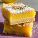 Lavender Lemon Bars