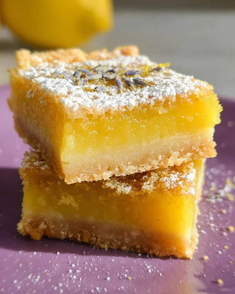 Lavender Lemon Bars