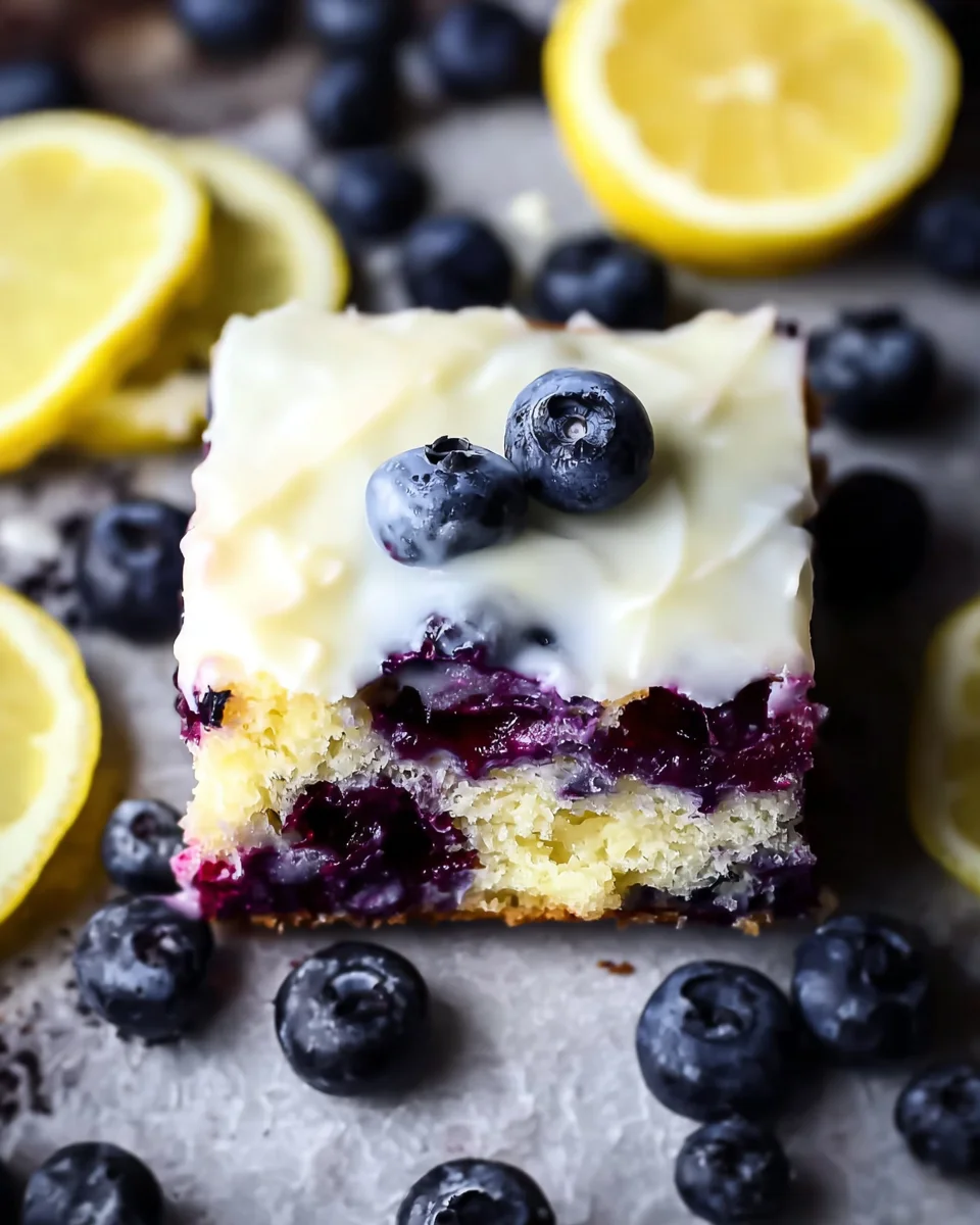 Lemon Blueberry Sheet Cake 19 Lemon