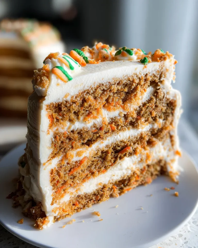 MOIST Vegan Carrot Cake Recipe with Cream Cheese Frosting