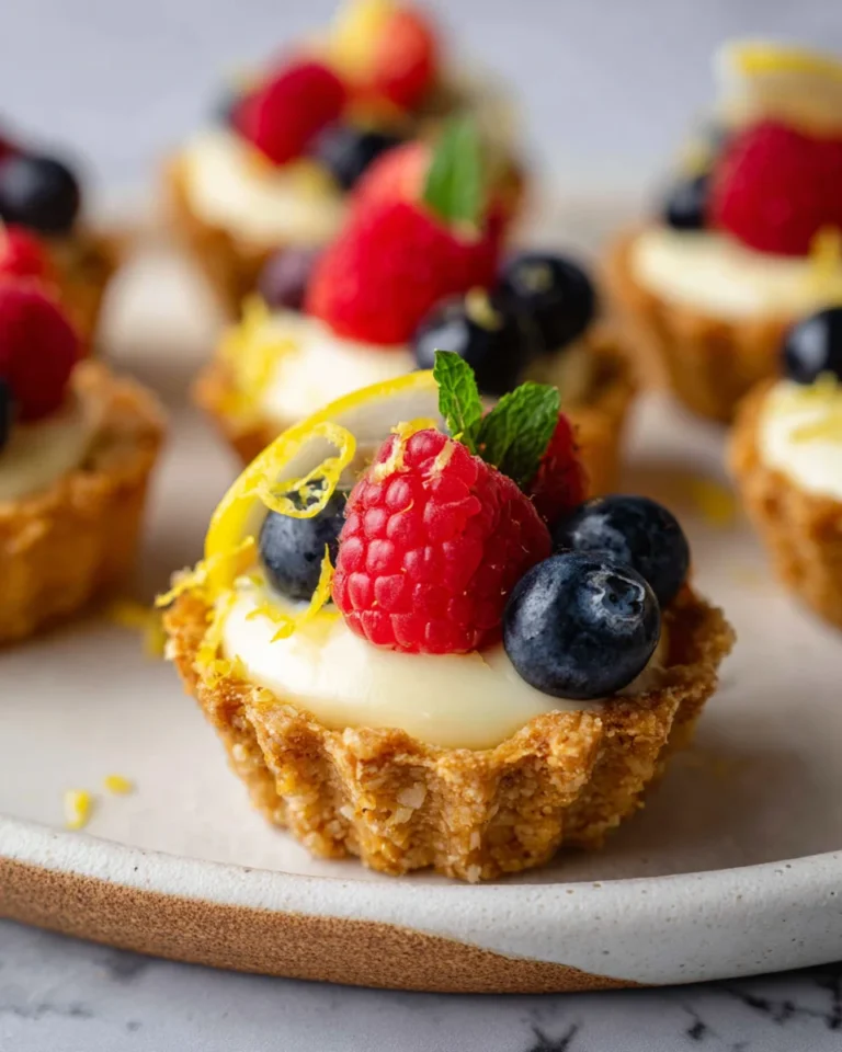 Mini Lemon Cheesecake Tarts