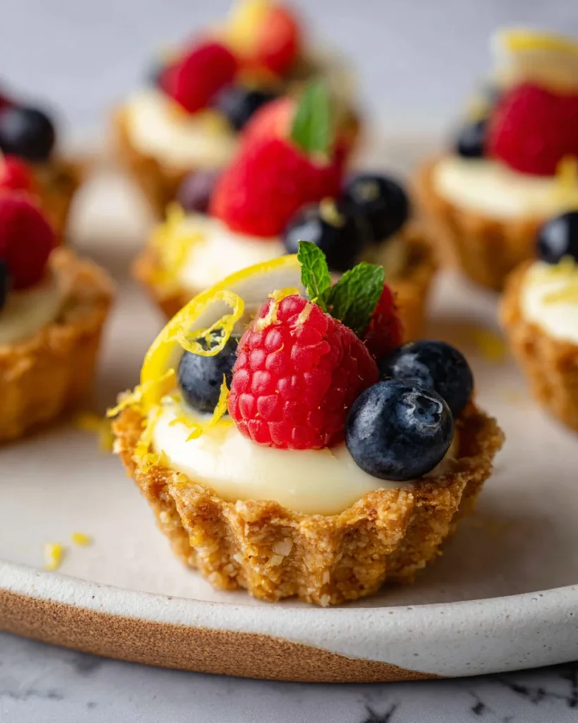 Mini Lemon Cheesecake Tarts