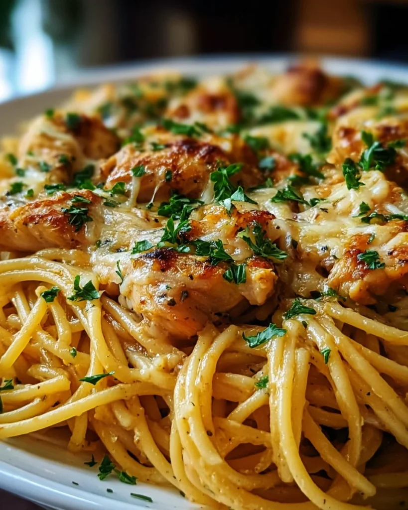 Monterey Chicken Spaghetti