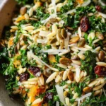 Orzo Kale Salad with Lemon Vinaigrette