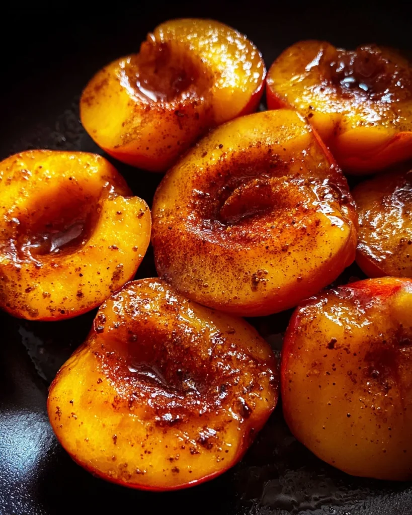 Pan Fried Peaches