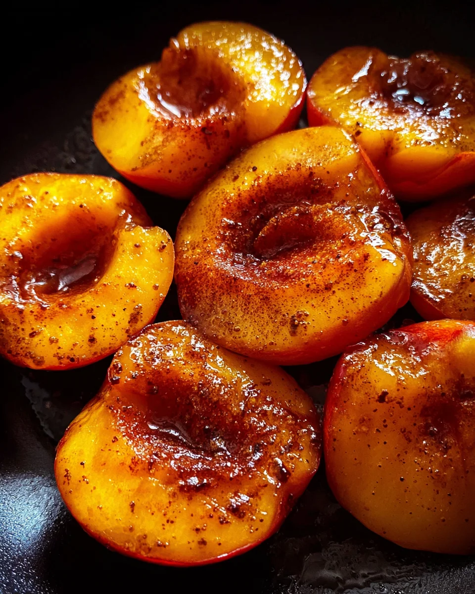 Pan Fried Peaches 20 Pan Fried Peaches