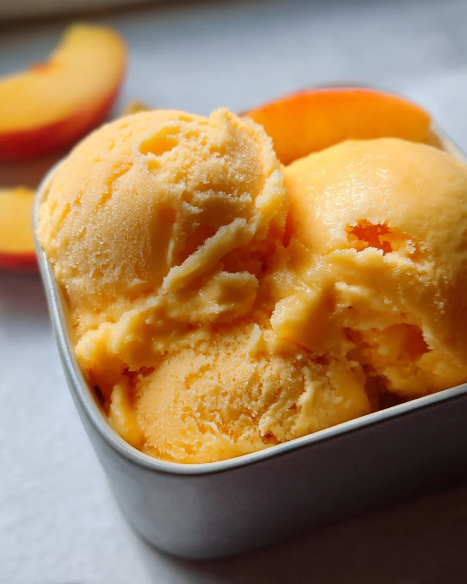 Peach Sorbet 12 Peach