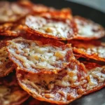 Pepperoni Cheese Crisps