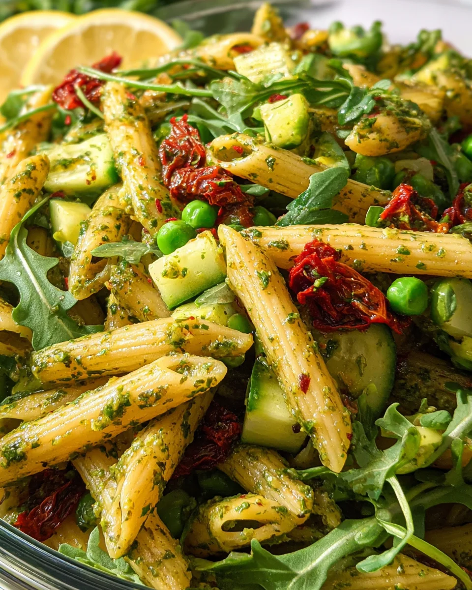 Pesto Pasta Salad 16 Pesto