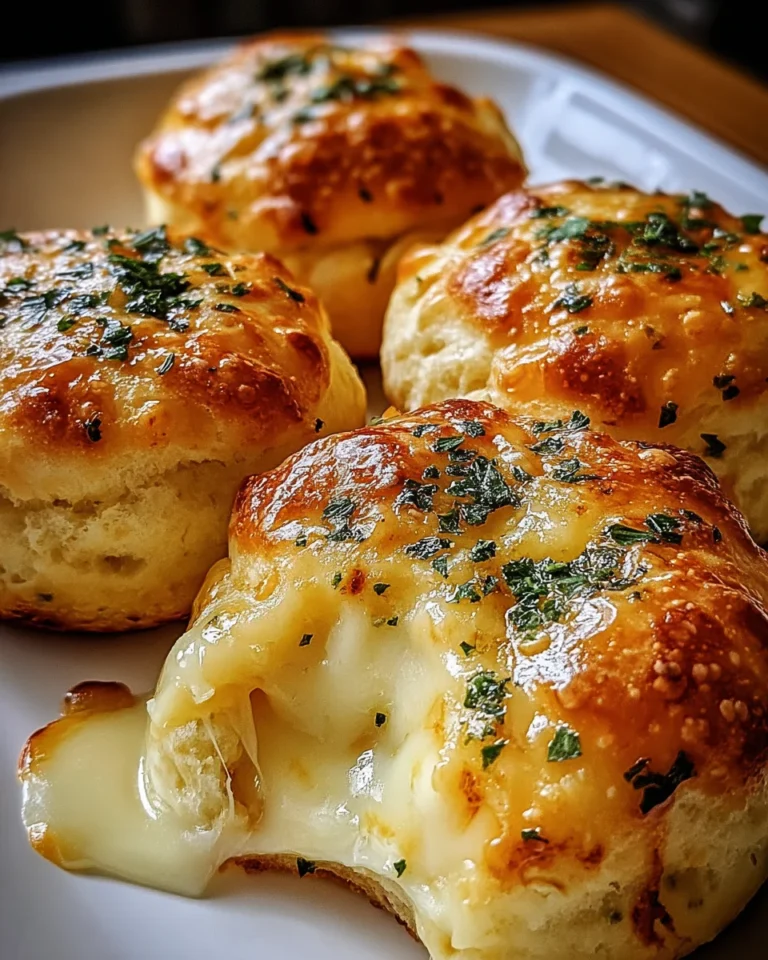 Pillsbury Biscuit Garlic Butter Cheese Bombs