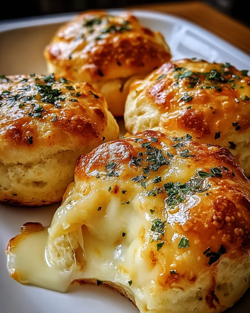 Pillsbury Biscuit Garlic Butter Cheese Bombs