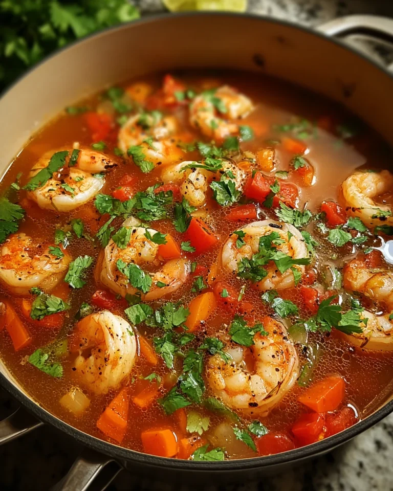 Quick and Spicy Shrimp Soup