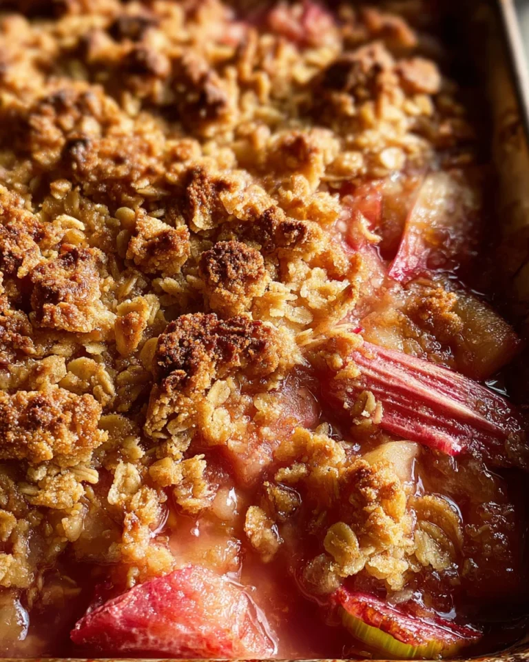 Rhubarb Crisp