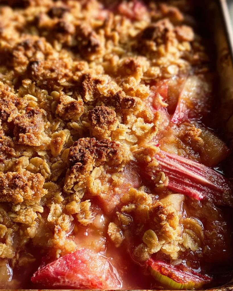 Rhubarb Crisp