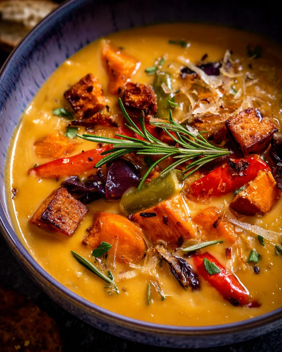 Roasted Vegetable Soup 25 Roasted