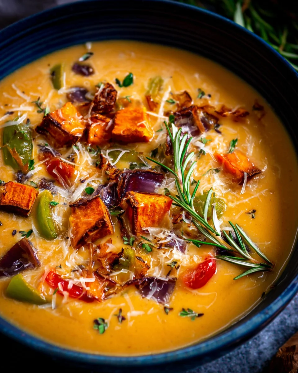 Roasted Vegetable Soup 26 Roasted