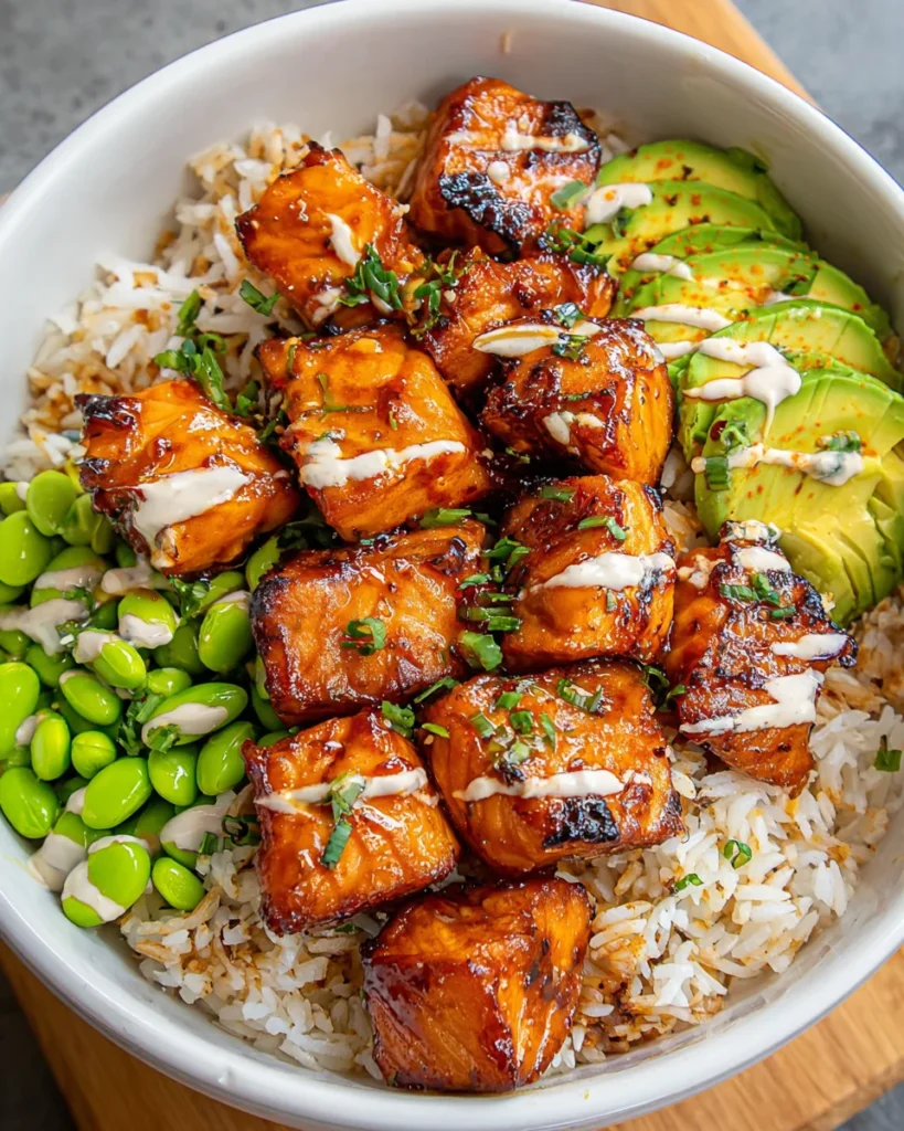 Salmon Teriyaki Bowl