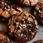 Salted Brownie Cookies 24 Salted Brownie Cookies