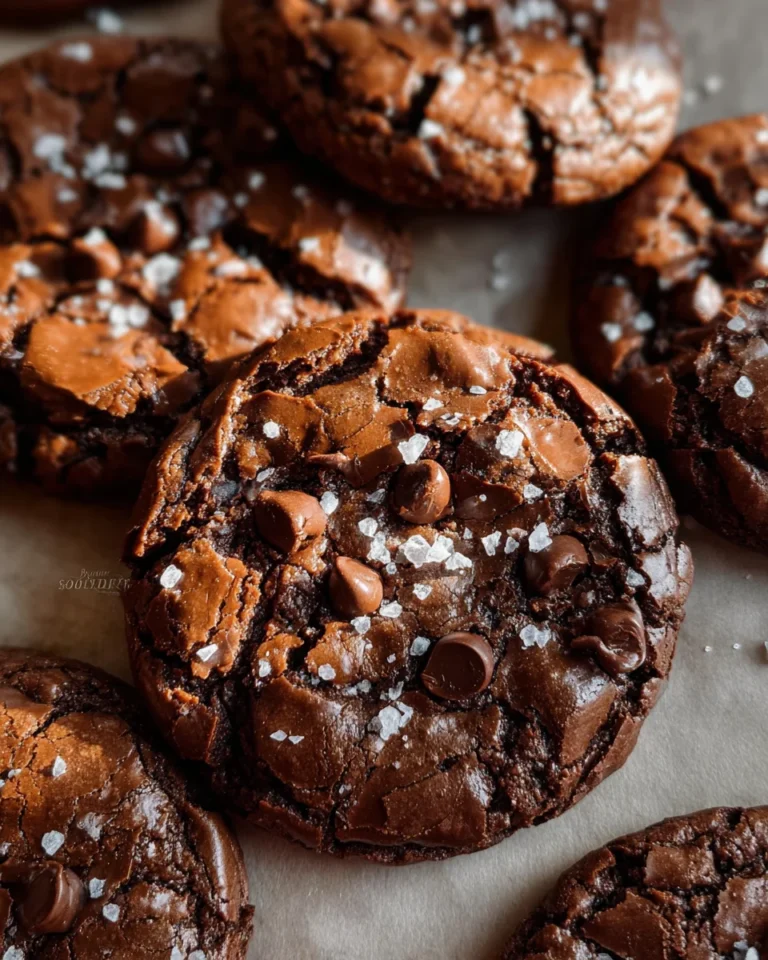 Salted Brownie Cookies