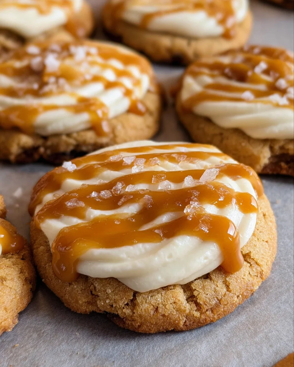 Salted Caramel Cheesecake Cookies Recipe
