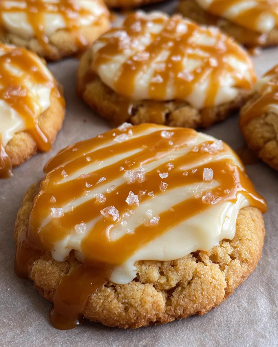 Salted Caramel Cheesecake Cookies Recipe 23 Salted