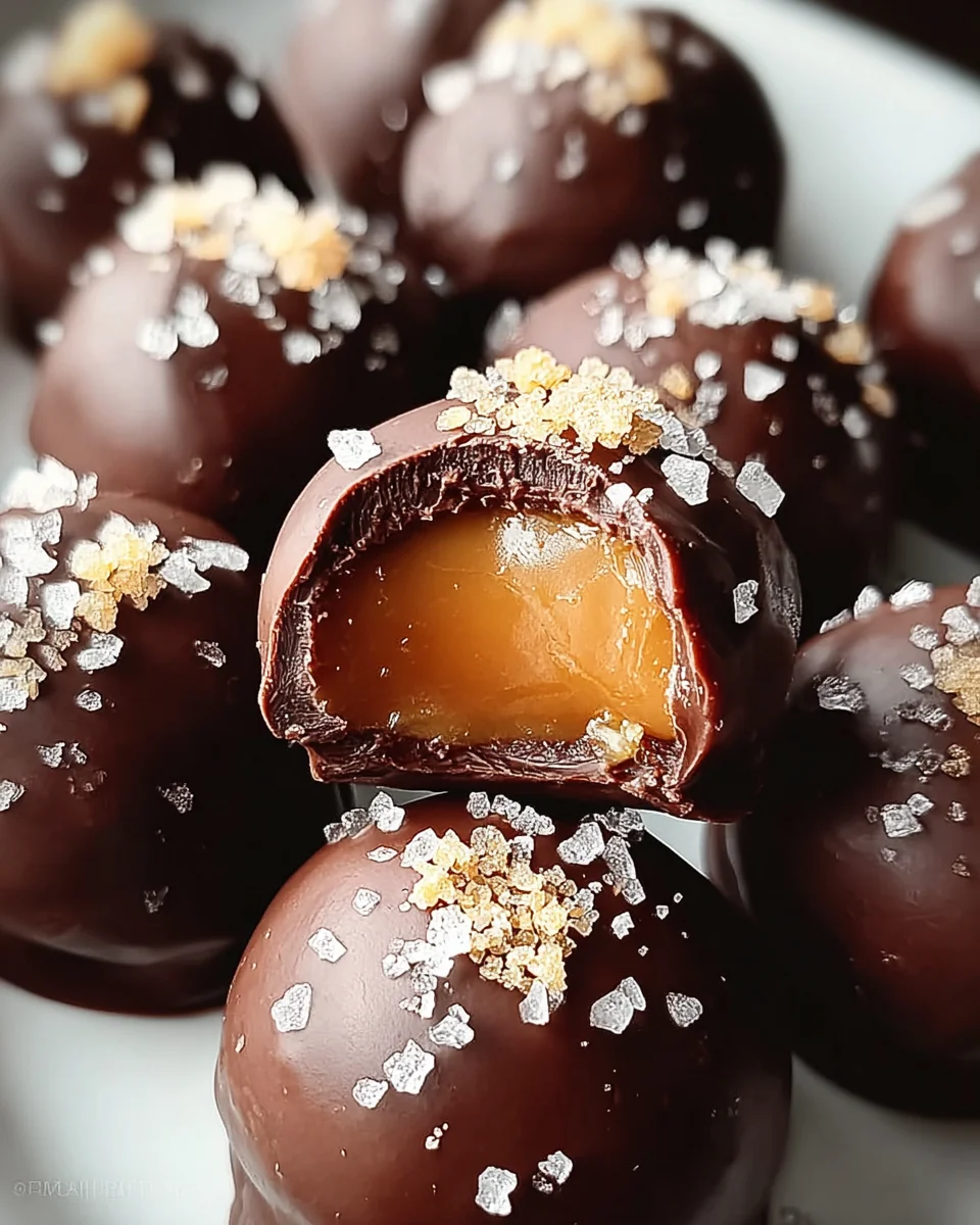 Salted Caramel Truffles