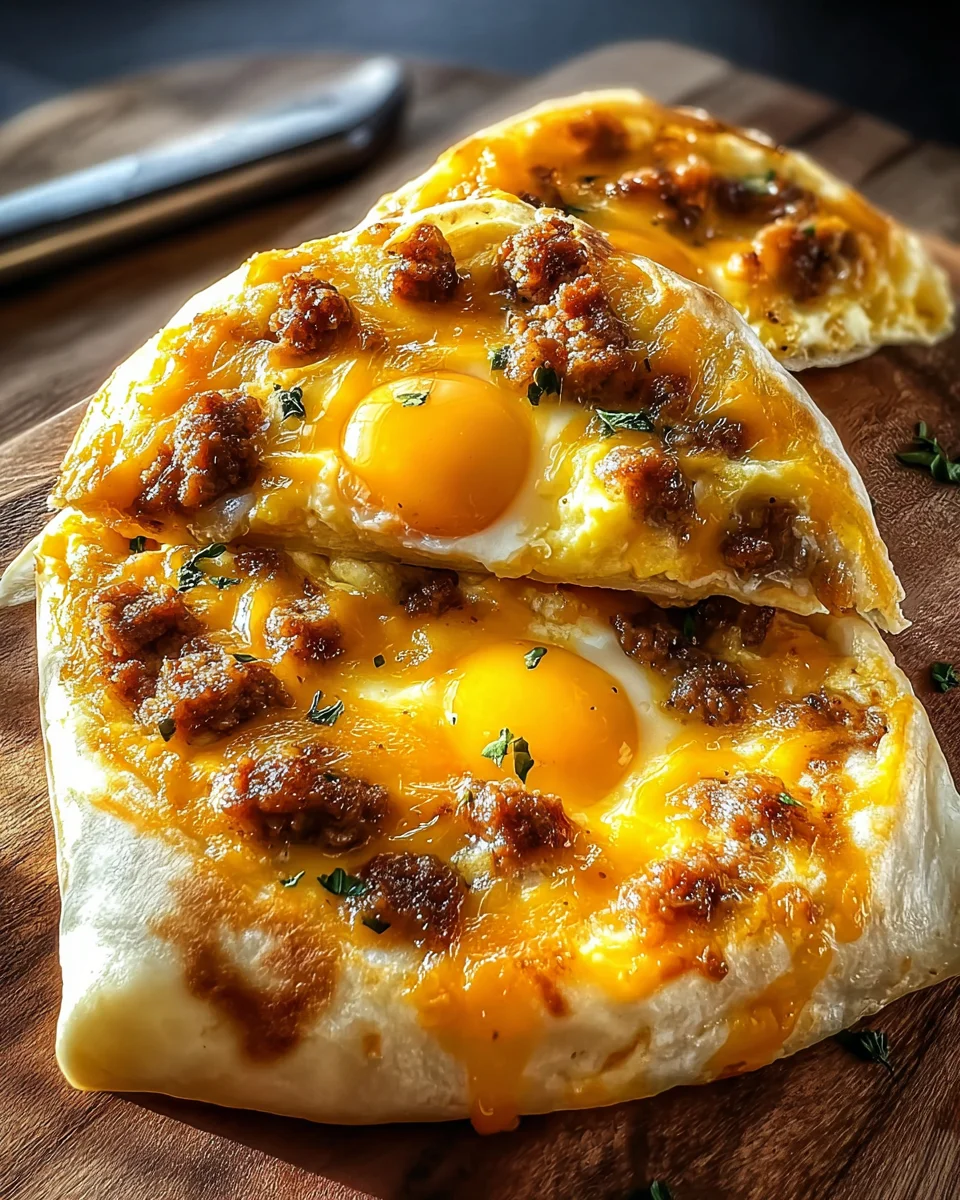 Sausage Egg and Cheese Breakfast Roll-Ups