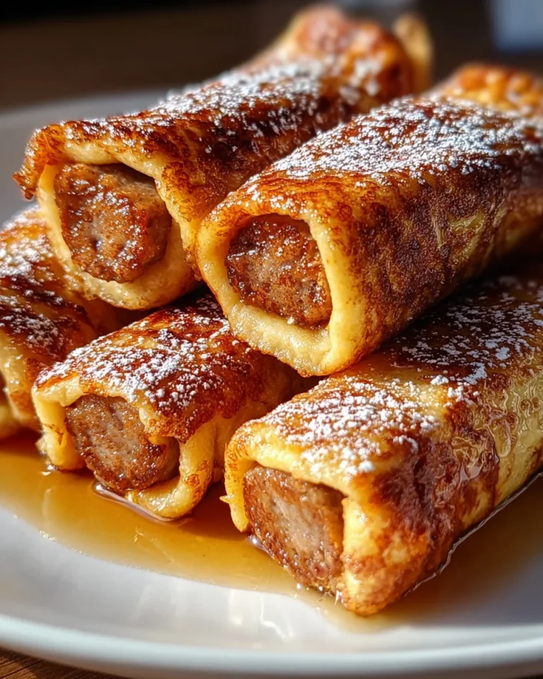 Sausage French Toast Roll-Ups Recipe