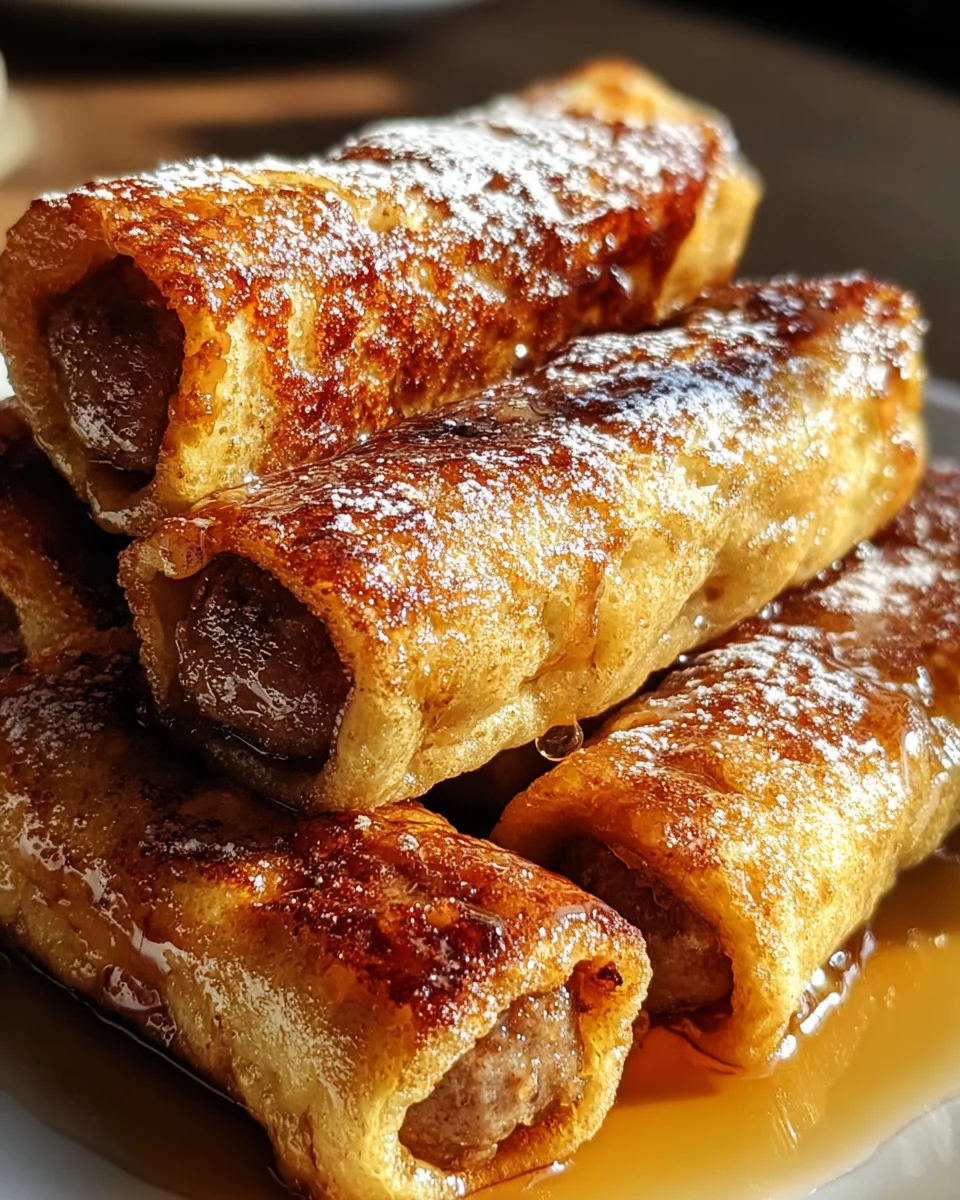 Sausage French Toast Roll-Ups Recipe 19 Sausage