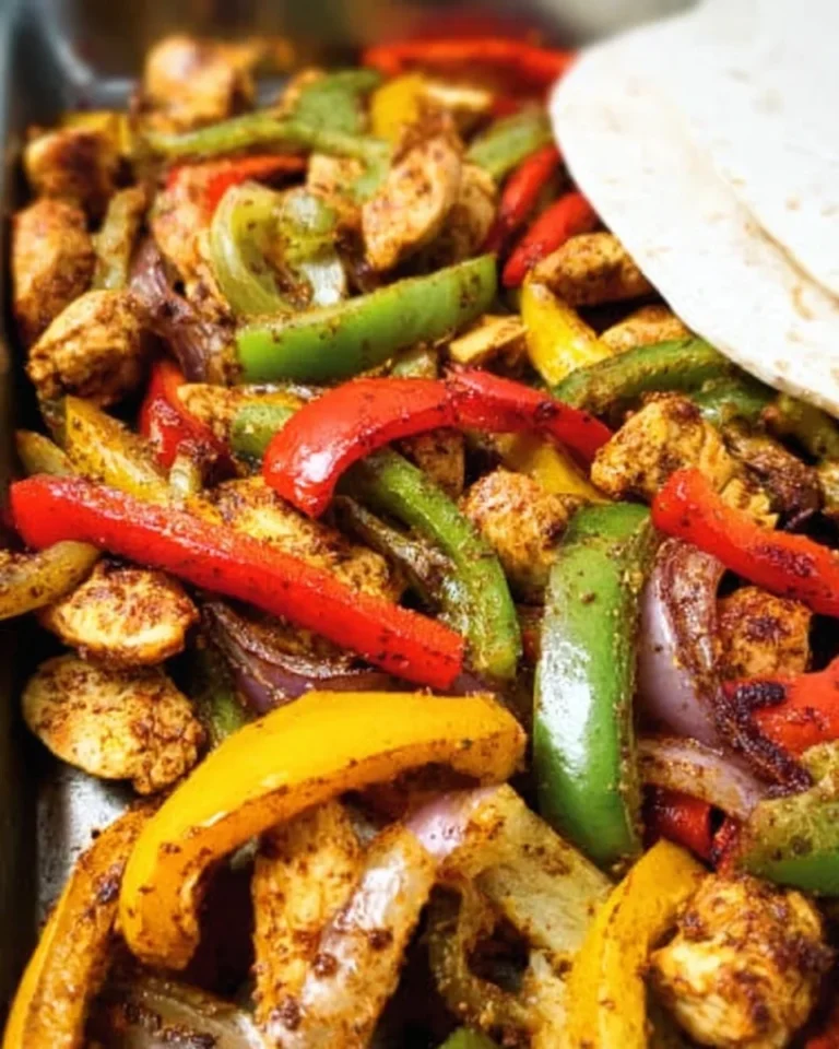 Sheet Pan Chicken Fajitas