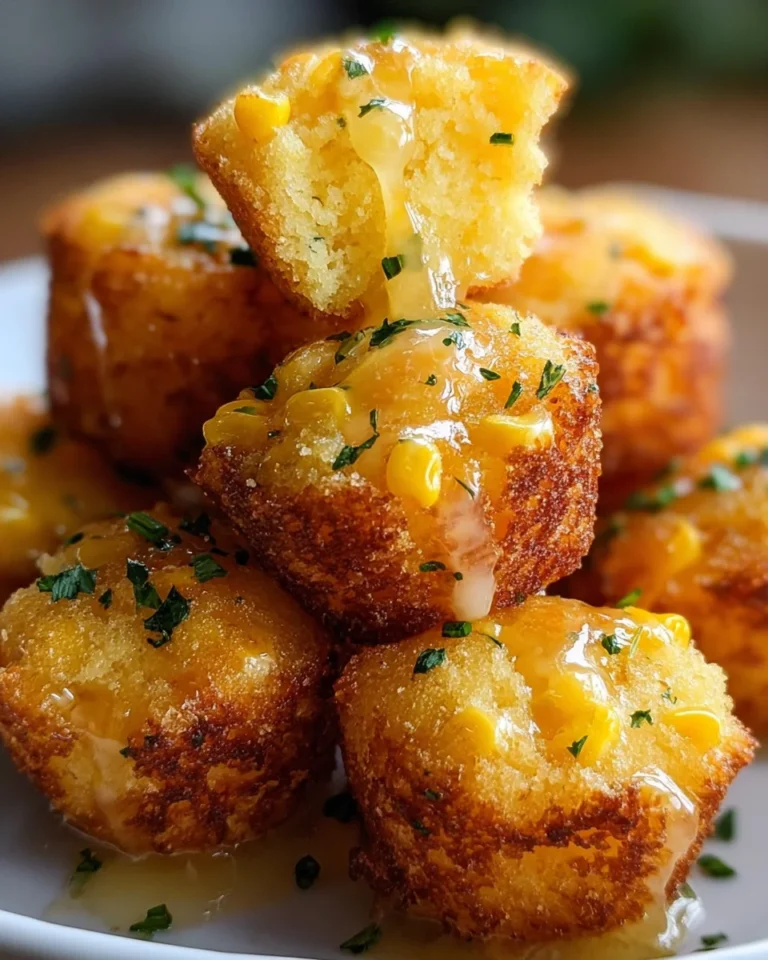 Southern-Style Honey Butter Cornbread Poppers