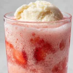 Sparkling Strawberry Float