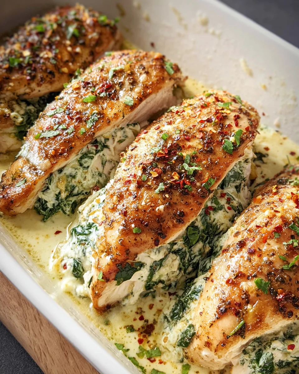 Spinach Stuffed Chicken Fillets 20 Spinach