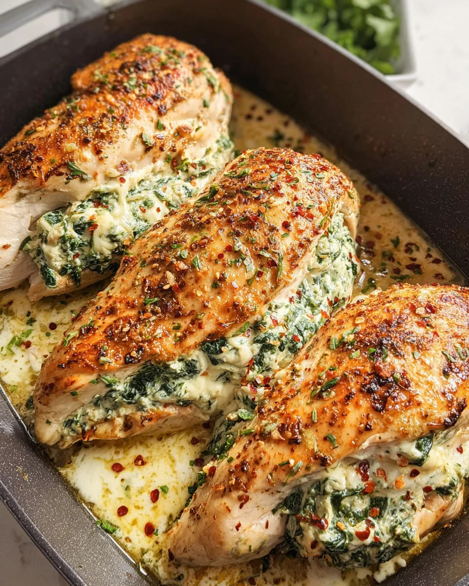 Spinach Stuffed Chicken Fillets 21 Spinach