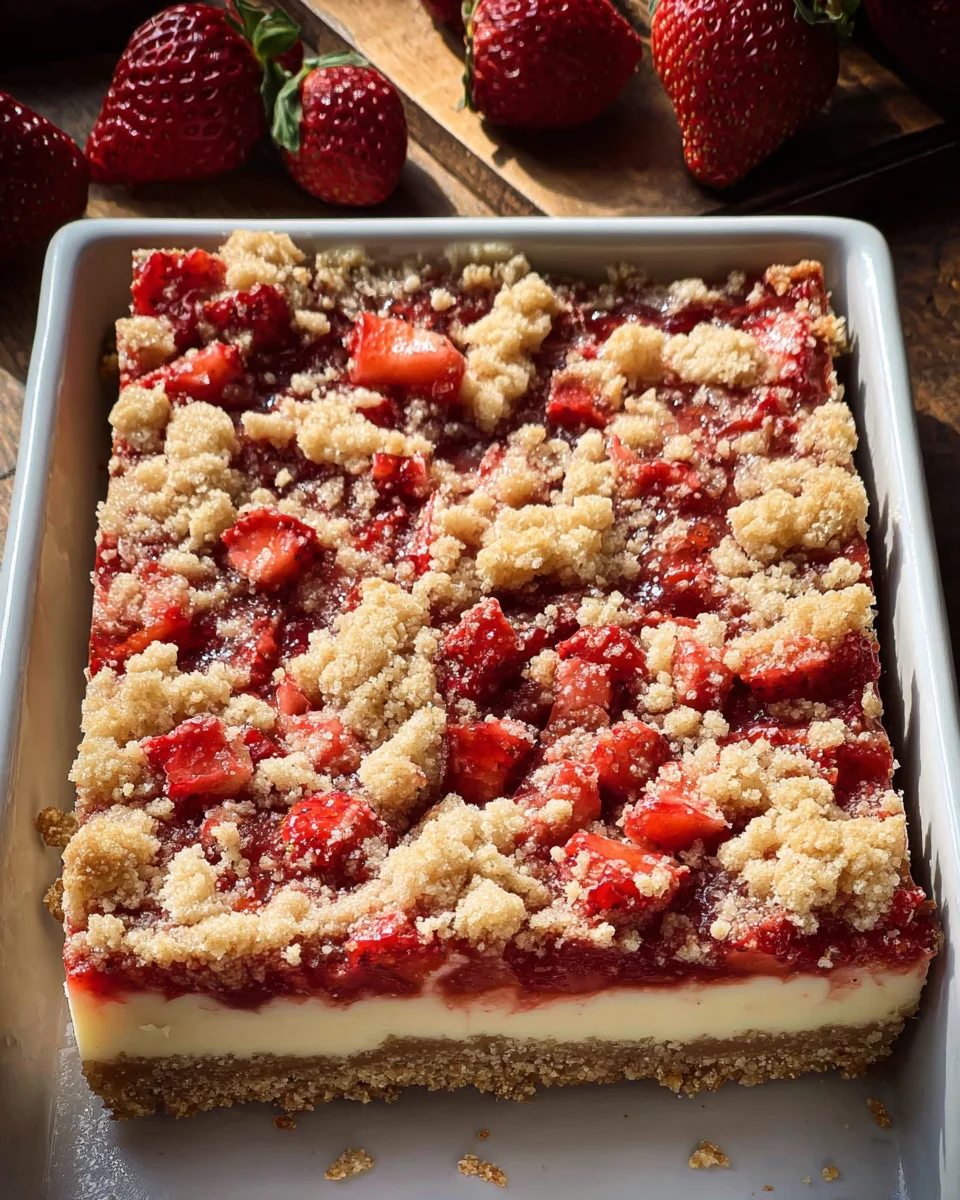 Strawberry Cheesecake Bars 25 Strawberry Cheesecake Bars