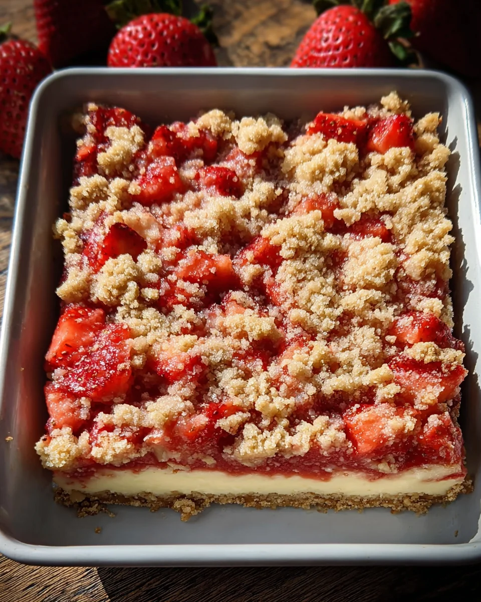 Strawberry Cheesecake Bars 22 Strawberry