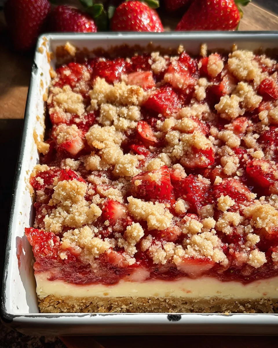 Strawberry Cheesecake Bars 23 Strawberry