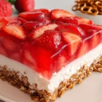 Strawberry Pretzel Jello Salad