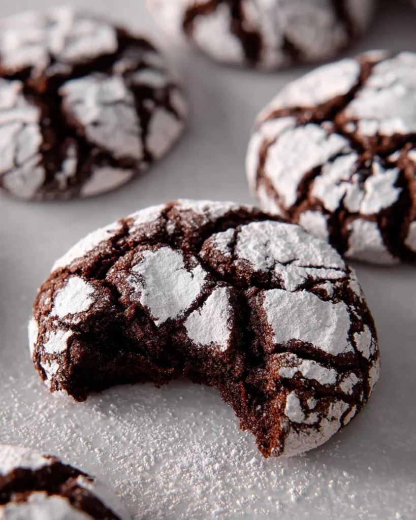 The BEST Chocolate Crinkle Cookies Recipe