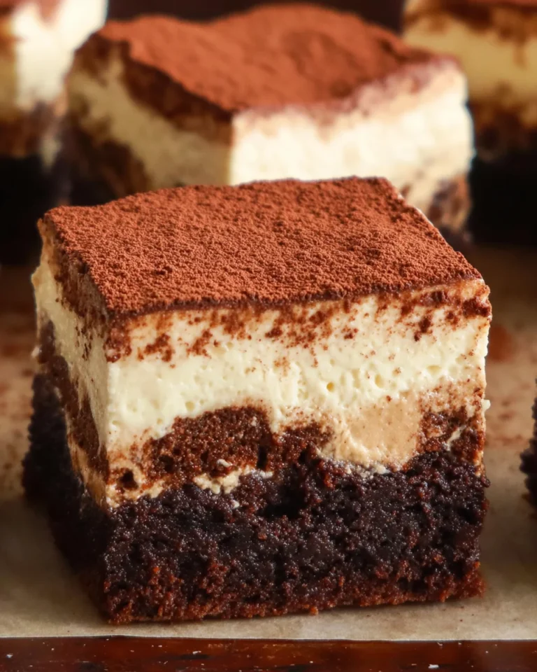 Tiramisu Brownies