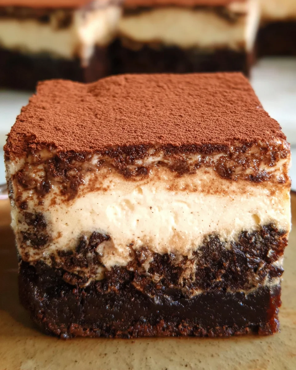 Tiramisu Brownies 25 Tiramisu