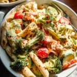 Vegan Pasta Primavera with Creamy Garlic Cashew Sauce 19 Vegan Pasta Primavera with Creamy Garlic Cashew Sauce