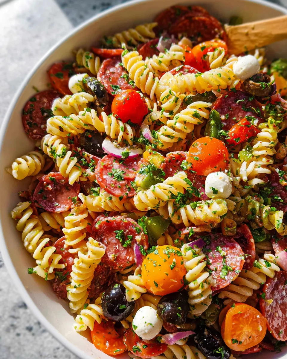 Zesty Italian Pasta Salad 21 Zesty