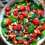 15-Minute Strawberry Spinach Salad