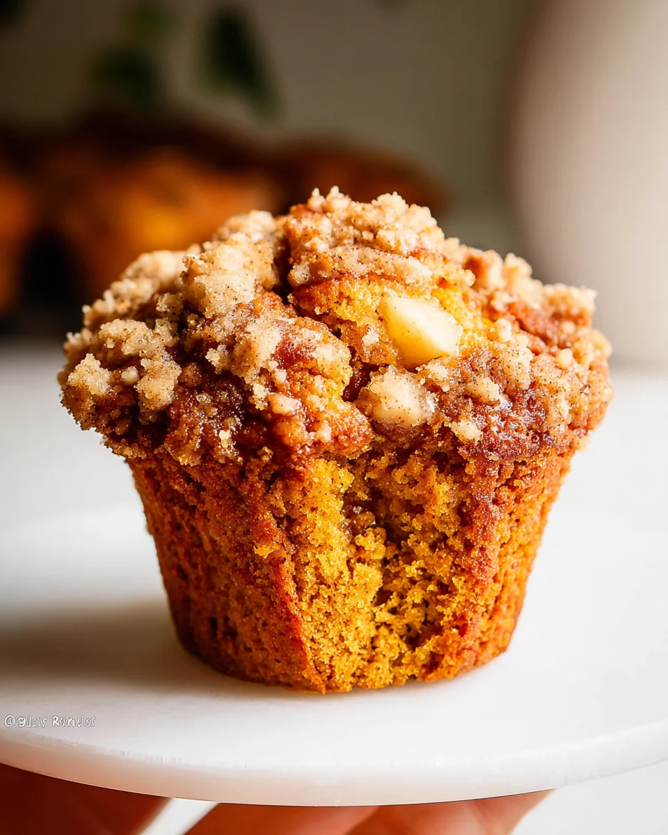 Apple Pumpkin Streusel Muffins Small Batch 18 Apple