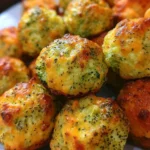 Baked Broccoli Cheese Balls 22 Baked Broccoli Cheese Balls