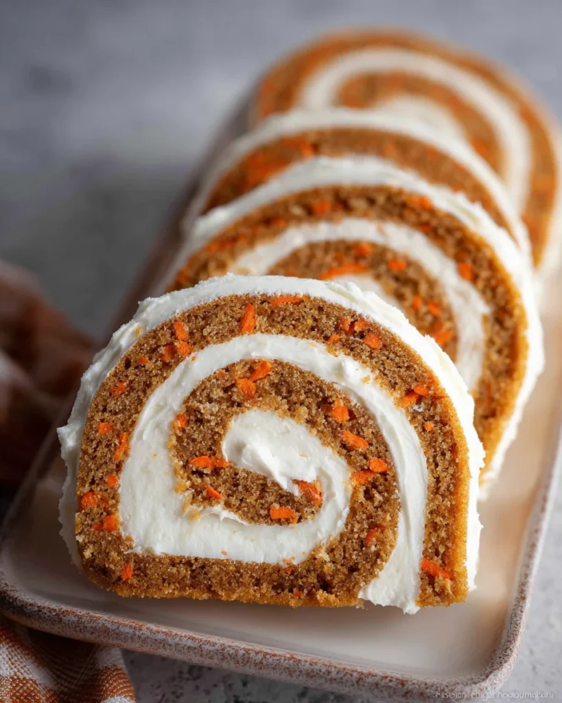 Carrot Cake Roll