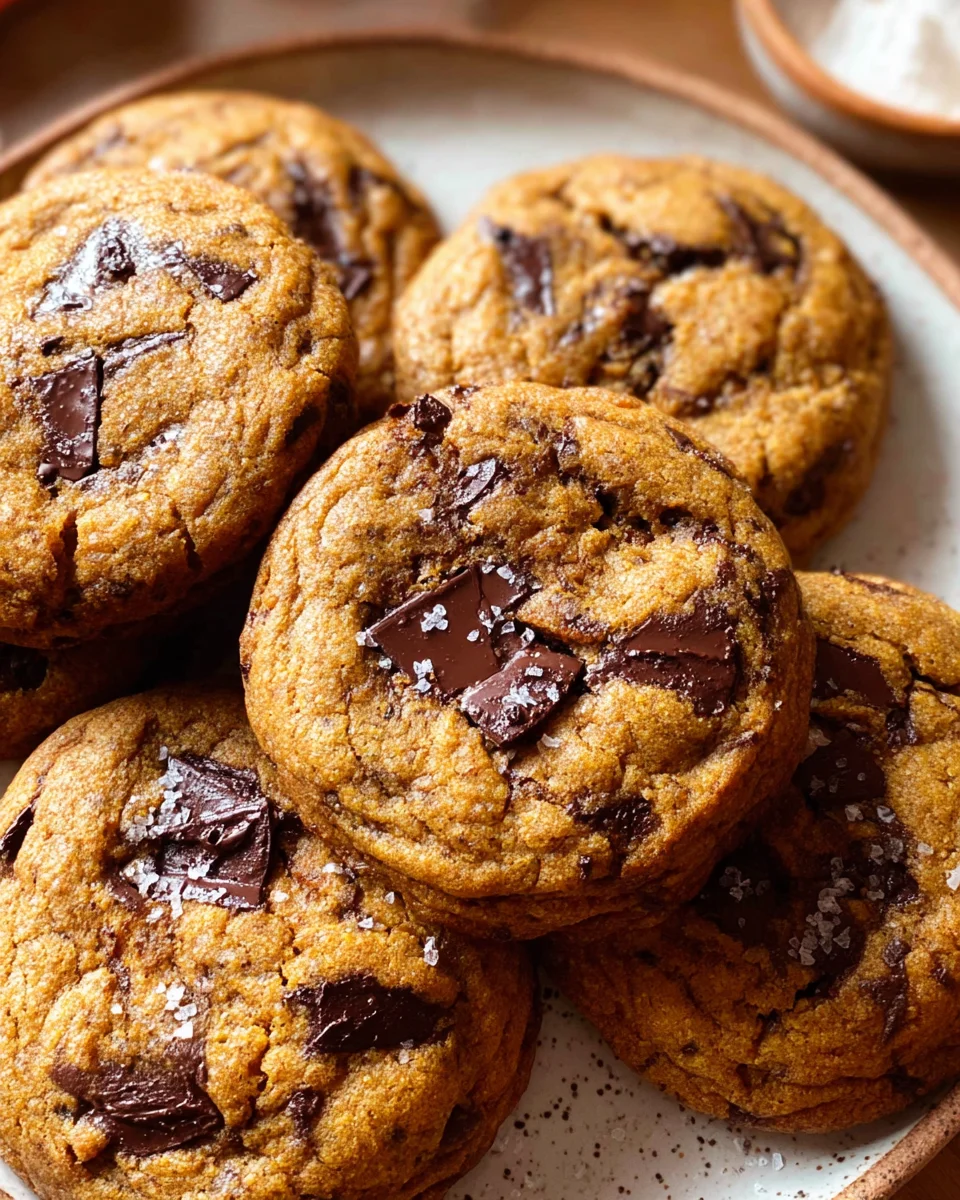 Chewy Pumpkin Chocolate Chip Cookies 26 Chewy