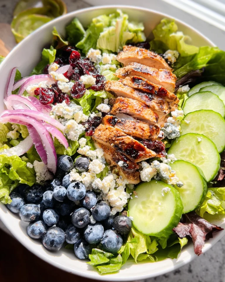 Chicken Blueberry Feta Salad